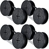 Tenare 4 Pairs Universal Typewriter Ribbon, Calculator Ribbon, Black | Compatible with Most Vintage Manual Typewriters, Durable Portable, Easy Setup, Great Print Capacity and Brightness