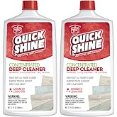 Quick Shine Multi Surface Deep Floor Cleaner and Wax Remover 27Fl oz,(Pack of 2) Removes Wax Build-Up,Revitalizes Floors &amp;Cleans Grout,Use on Hardwood, Laminate, LVT,Tile and Stone,Pro-Level Cleaning