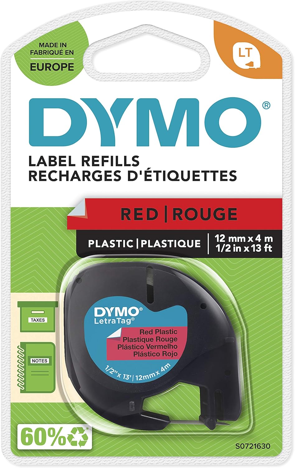 dymo plastic tape