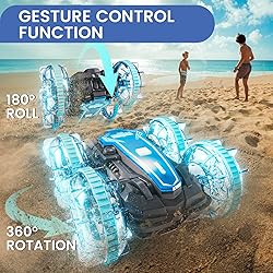 Tecnock Amphibious Remote Control Car Boat, 4WD