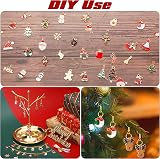 SANNIX 110Pcs Christmas Enamel Charms Gold Jewelry Making Kit view 5