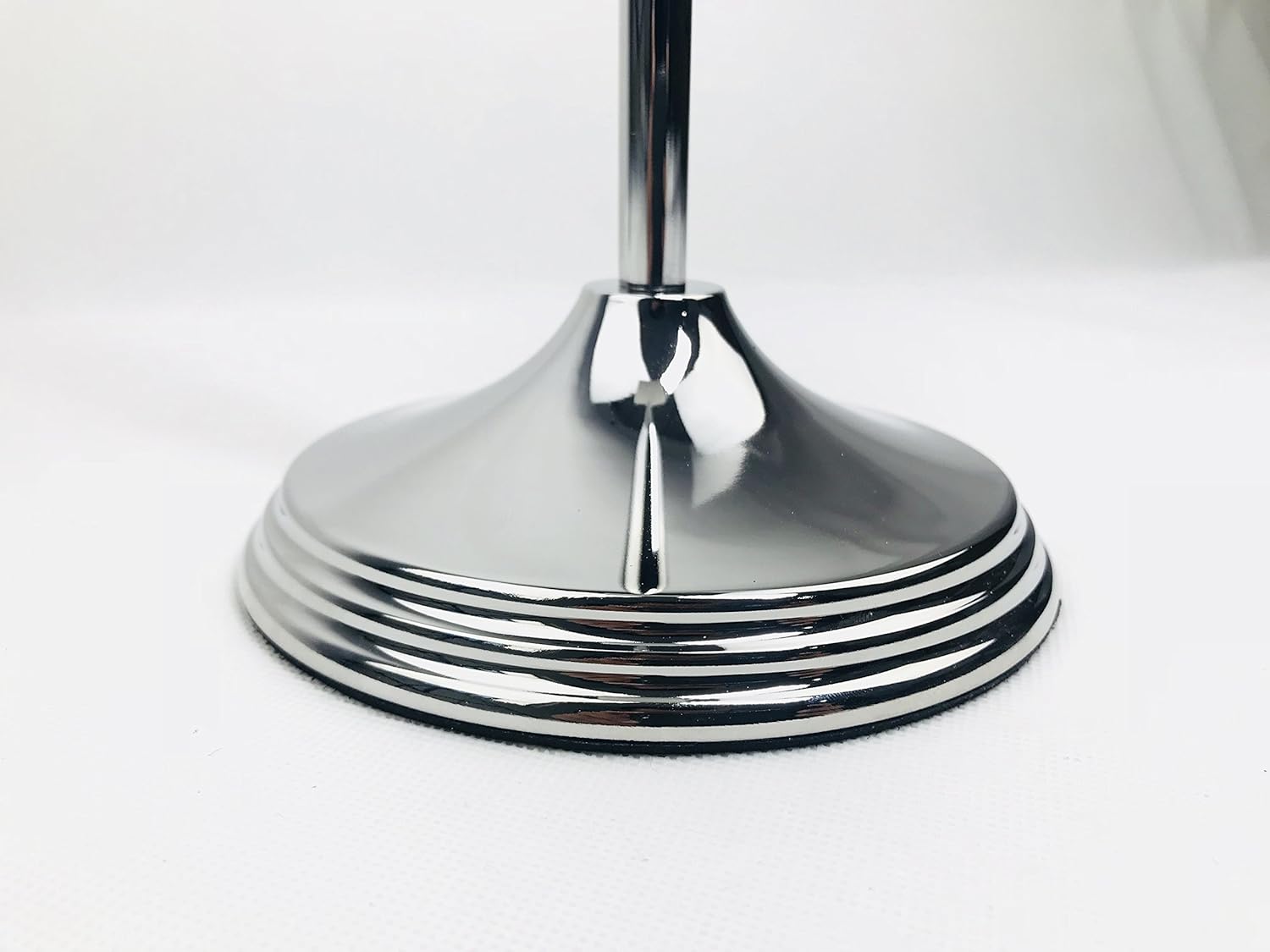 SunnyPoint Bathroom Free Standing Toilet Tissue Paper Roll Holder Stand with Reserve Function, Chrome Finish: Home & Kitchen