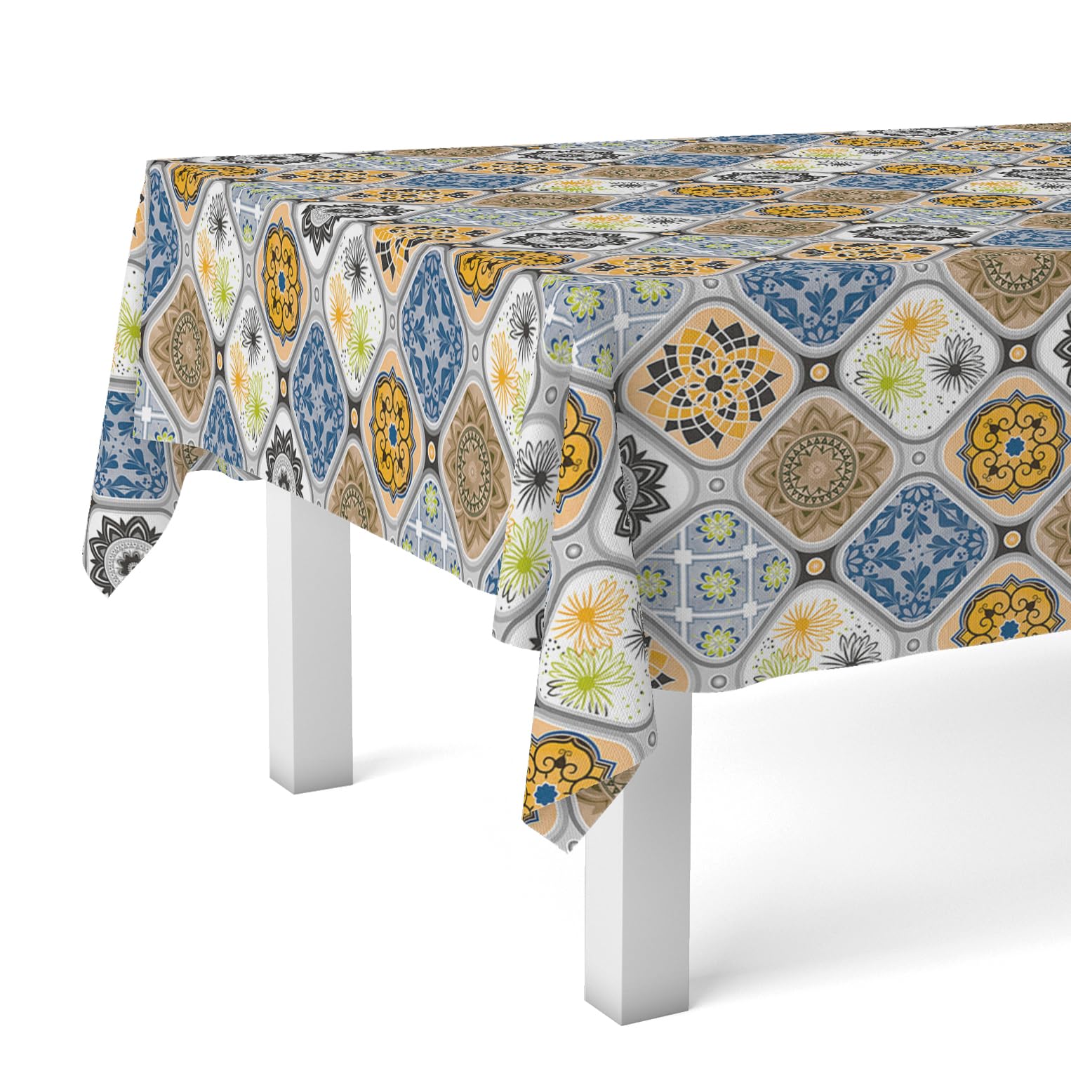 Martina Home JUCAR Oilcloth Tablecloth Blue 240 x 140 cm