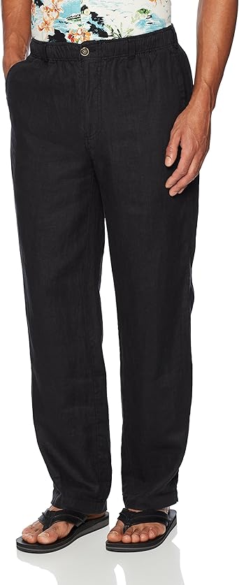 relaxed fit linen pants