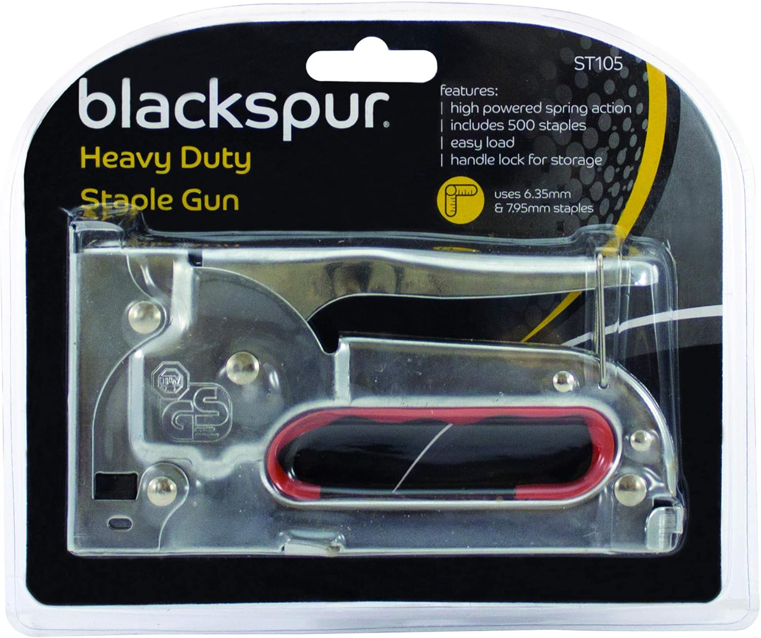 Blackspur Heavy Duty Staple Gun BBST105 Amazon.co.uk DIY & Tools