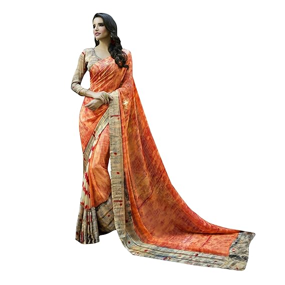 Multicolor Silk Embellished Saree