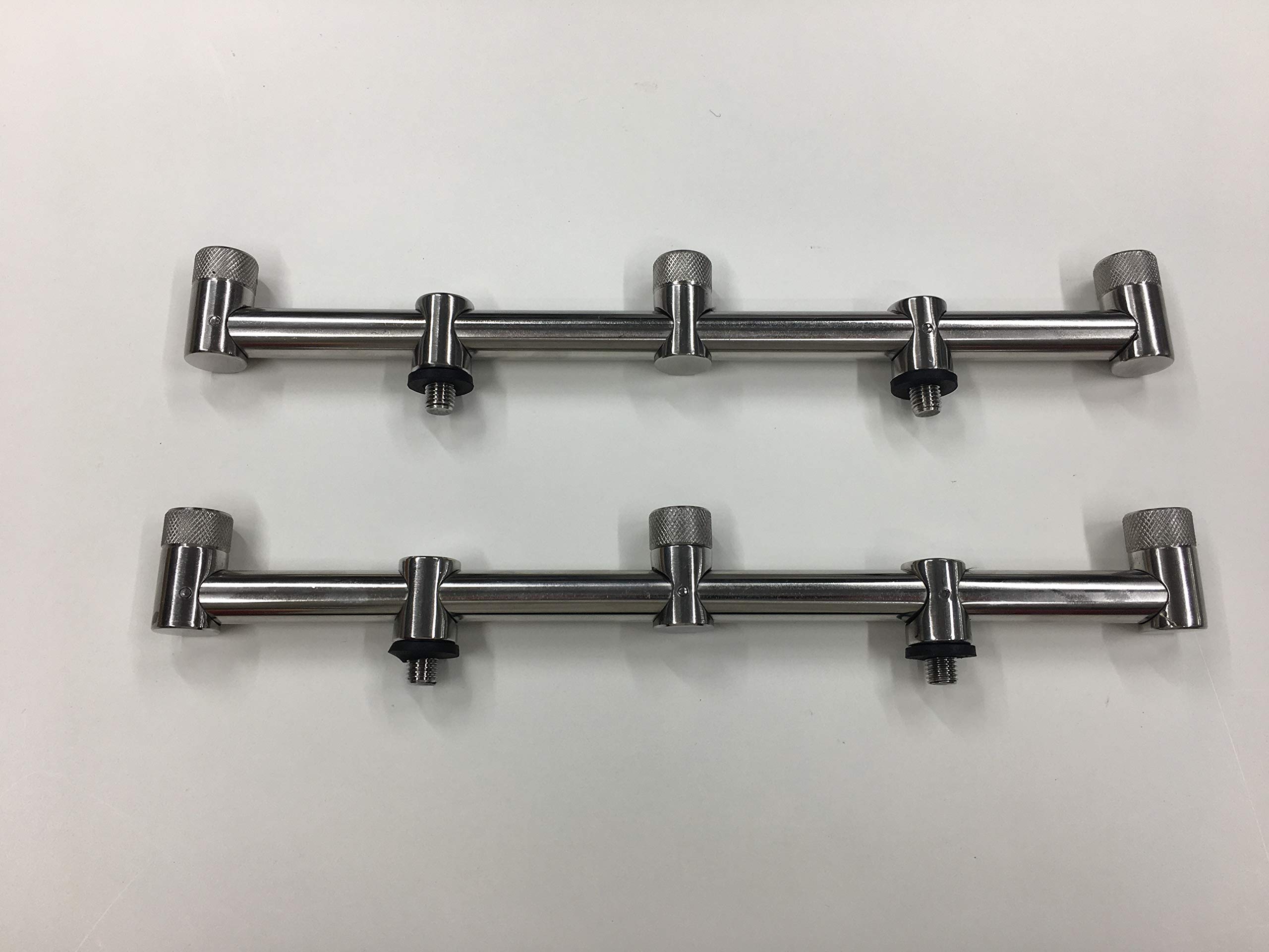 TMC 2 x 3 Rod stainless Steel buzz bars. 16mm, Solid, chunky, Carp, coarse fish - 31cm