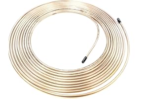 The Stop Shop 25 Ft. Roll/Coil of 3/16" (.028" Wall) Copper Nickel Brake Line Tubing