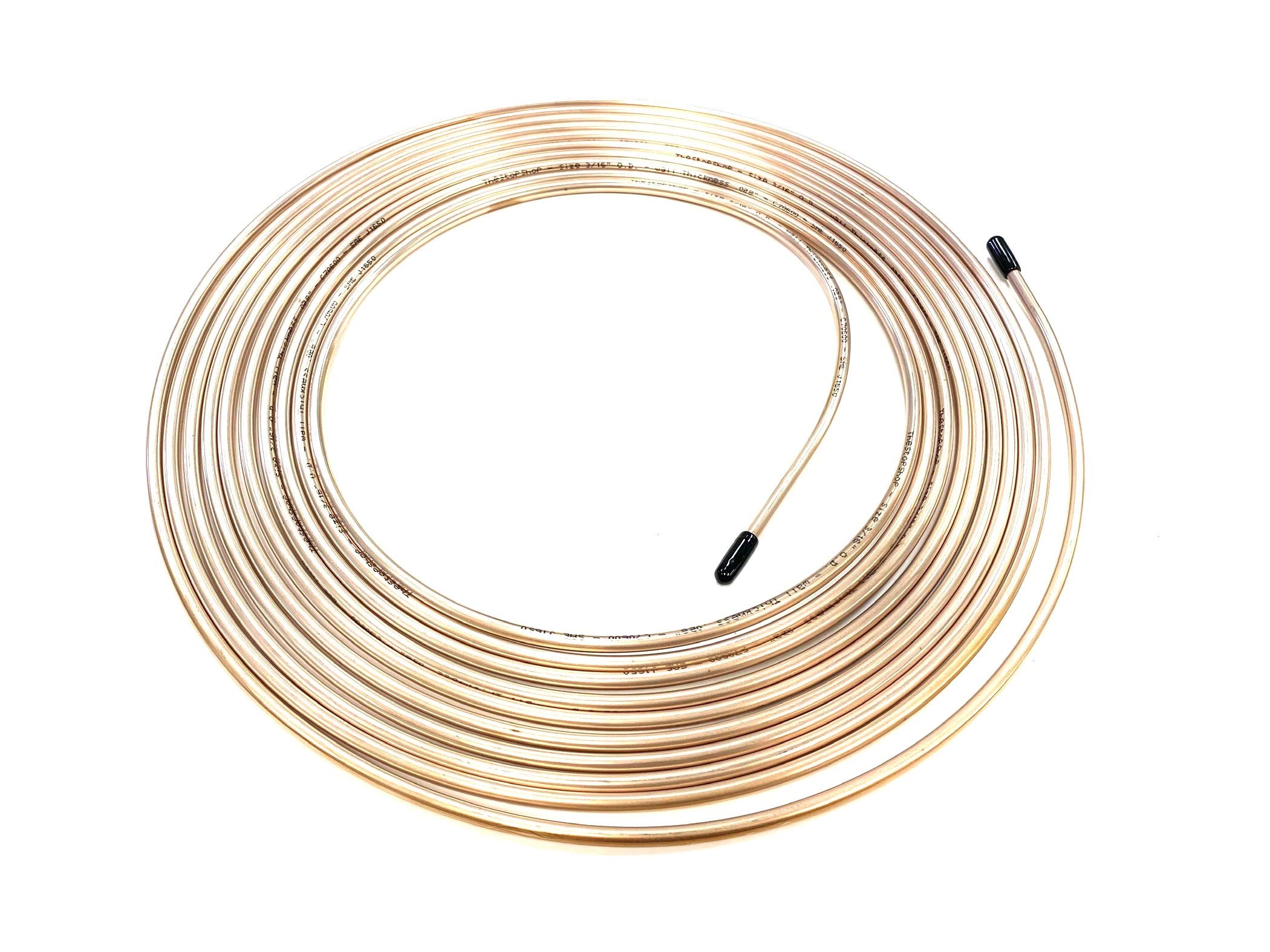 Photo 1 of The Stop Shop 25 Ft. Roll/Coil of 3/16" (.028" Wall) Copper Nickel Brake Line Tubing