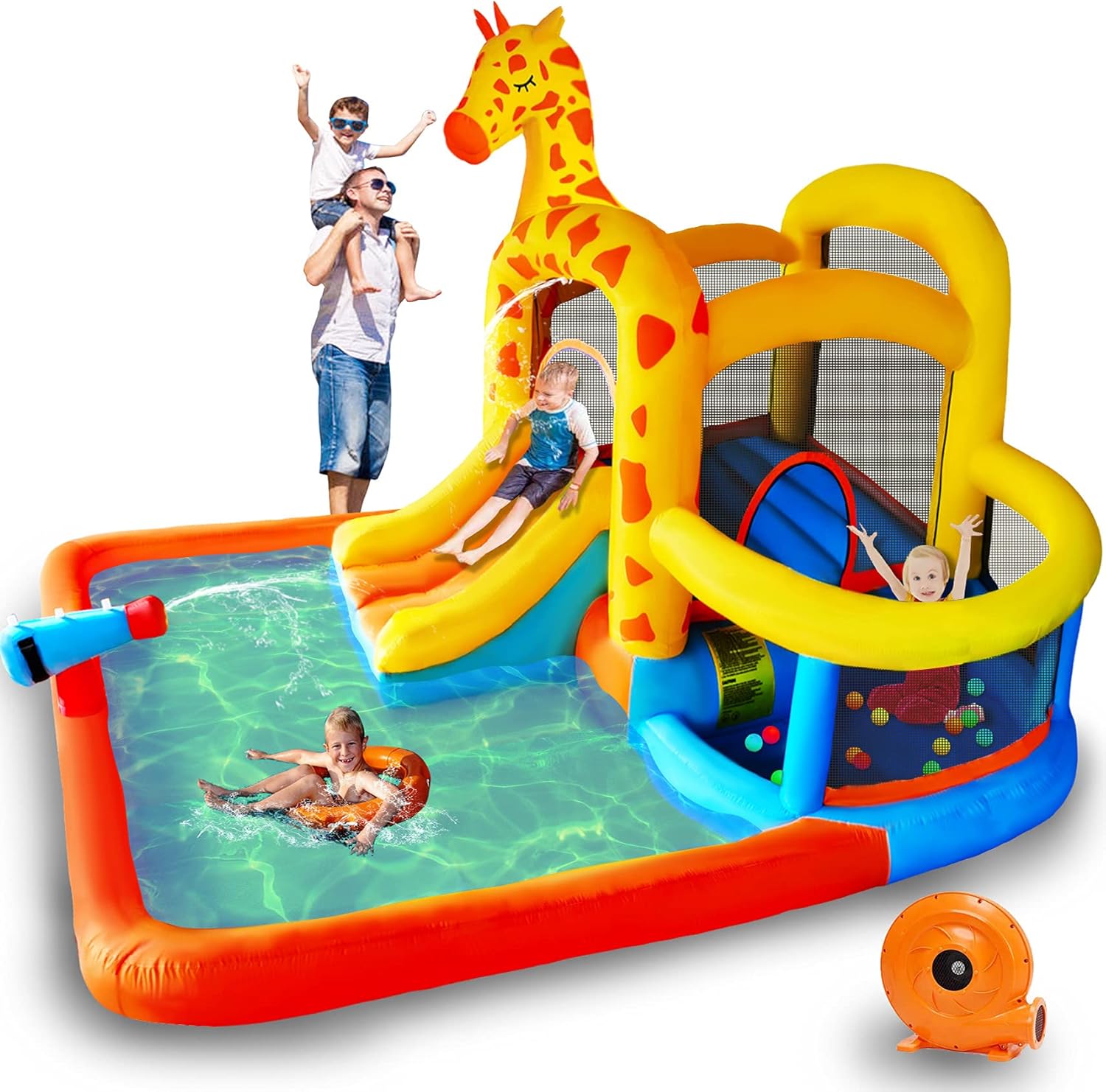 blow up ball pool