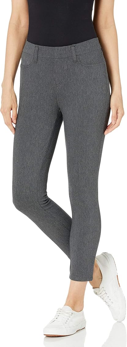 Amazon.com: Amazon Essentials Women's Pull-on Knit Capri Jegging, Charcoal  Heather, X-Small Long : Clothing, Shoes u0026 Jewelry