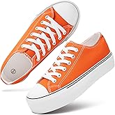 hash bubbie Platform Sneakers for Women White Platform Shoes Low Top Tennis Shoes Non Slip Black Fashion Canvas Sneakers