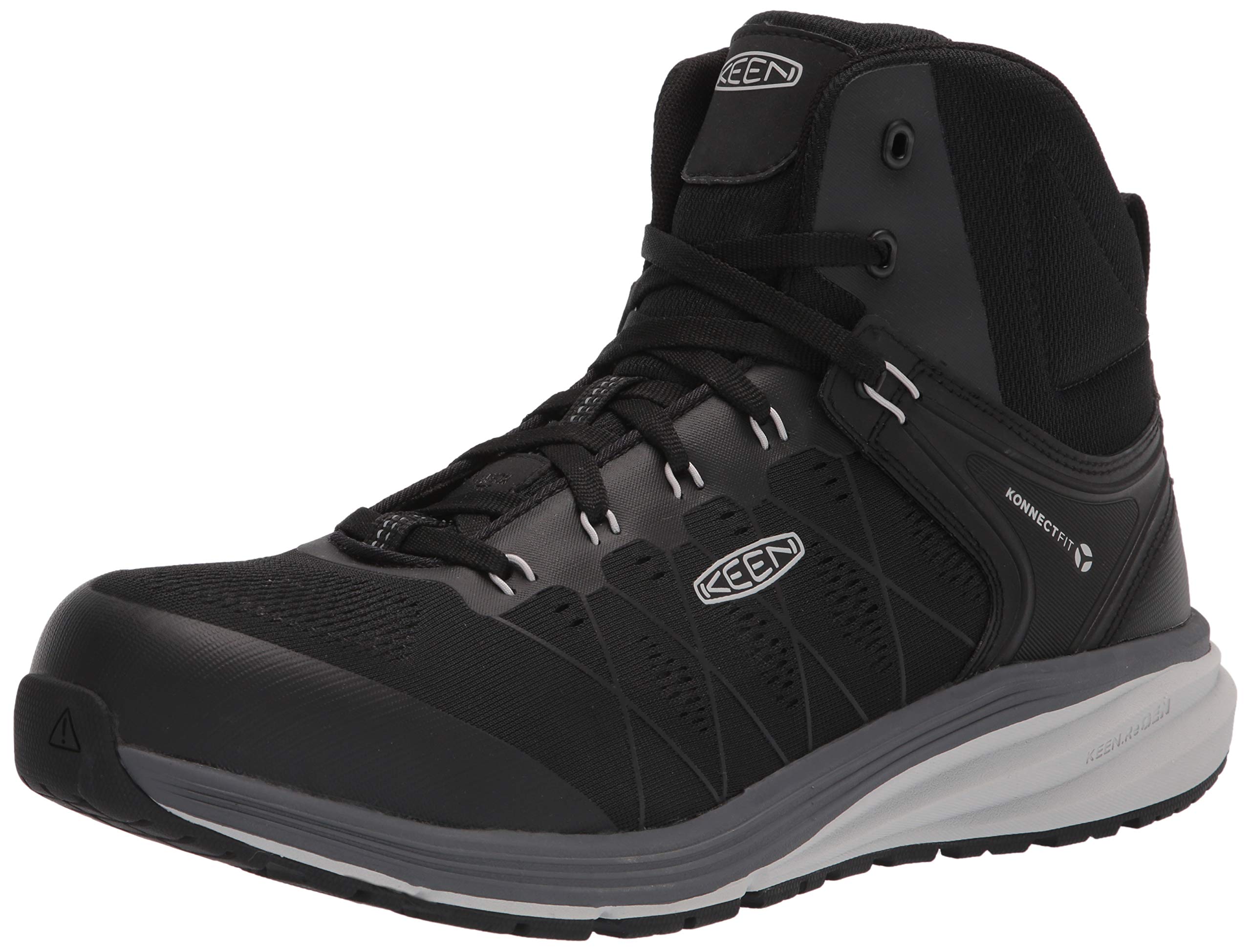 Photo 1 of KEEN Utility Men's Vista Energy Mid Height Composite Toe Shoes Work Boots, Vapor/Black, 13 Wide