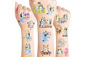 AJ AngleJ 52PCs Temporary Tattoos Stickers Birthday Party Decorations Favors Supplies, Funny Cute Hand Face Tattoos Kids Teens Youth Boys Girls Gift Idea, Class Prizes Carnival Christmas Rewards