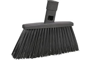 SWOPT Standard Multi-Surface Angle Broom Cleaning Head — Indoor and Outdoor Angled Broom Set — Interchangeable with All SWOPT Cleaning Products for More Efficient Cleaning and Storage