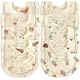 Baby Bibs Muslin Bibs for Baby Girl Boy for Drooling and Teething 10 Pack