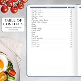 Legend Planner Legend Recipe Book Blank Family Cookbook Hardcover A5 Periwinkle view 4