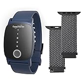 EmeTerm Explore Navy Blue Anti-Nausea Wristband & Bands Compatible with Apple Watch – Motion Sickness Relief Travel Bundle (42/44/45/49mm)