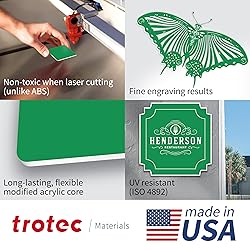 Trotec TroLase | 12"x12"x1/16", 8 Pcs | Bright