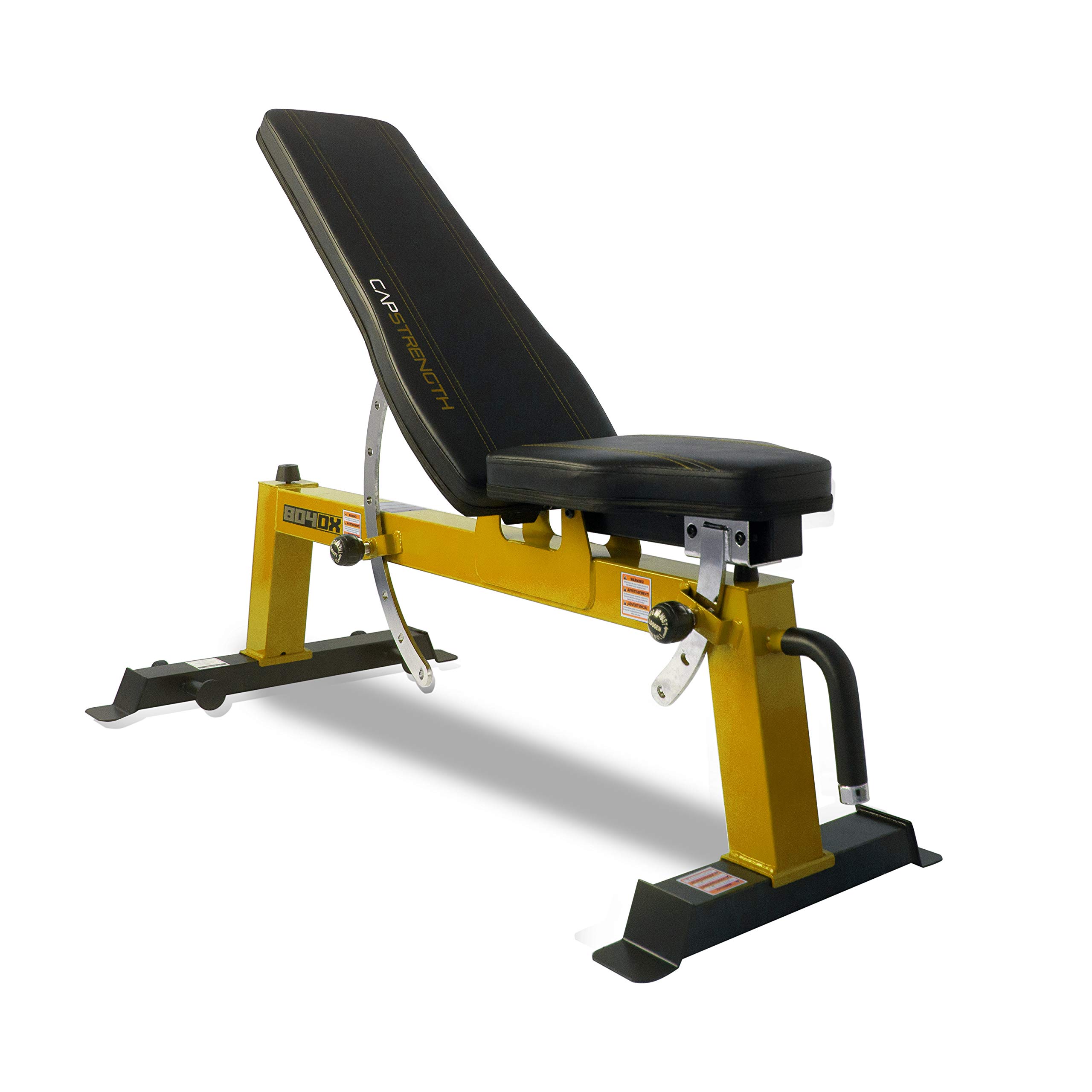 Photo 1 of CAP Barbell Deluxe Utility Weight Bench, Yellow (FM-CS804DX-YL)