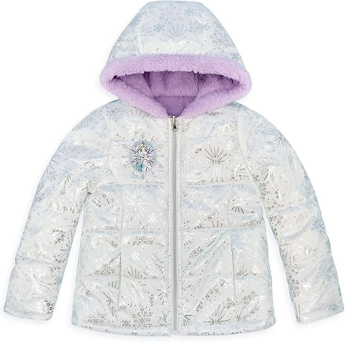 Disney Elsa Reversible Hooded Jacket for Girls Frozen 2
