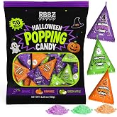 Halloween Popping Candy Bulk &ndash; 50 Pack Individually Wrapped | Bulk Halloween Party Favors, Trick or Treat Candy, Classroom, Goodie Bag Fillers, Kids Halloween Treats, Birthday Parties