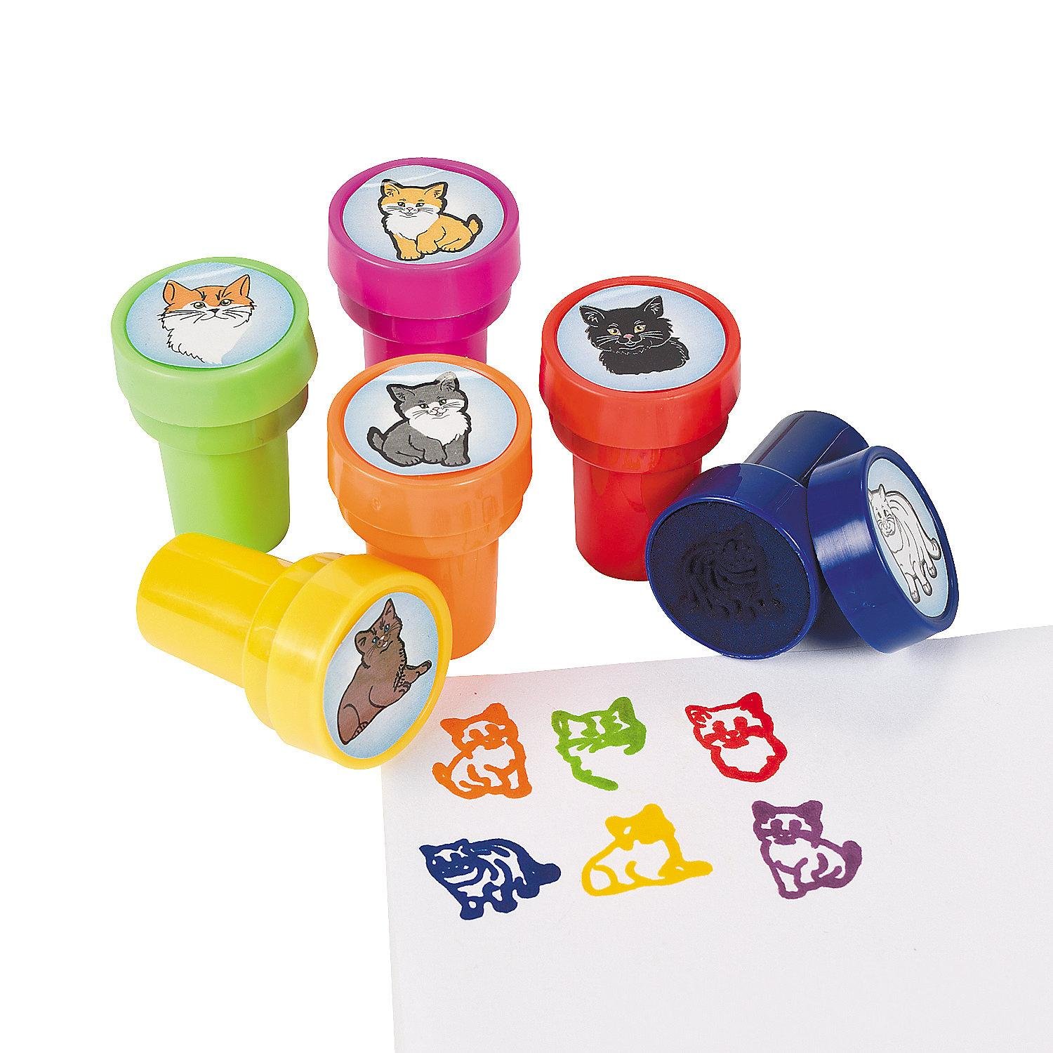 Cat Stampers for Kitten Birthday Party 