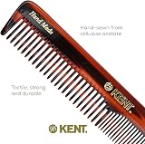 KENT Brushes A5T Handmade Comb Medium Size Coarse Fine Hair Women Men view 5