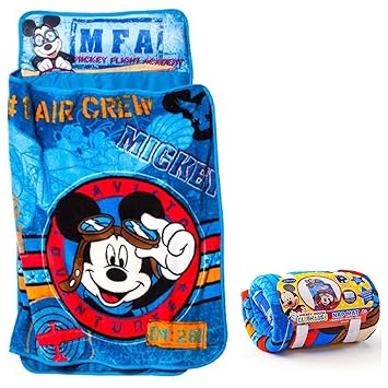 Amazon Com Disney S Mickey Mouse Quilted Toddler Nap Mat With