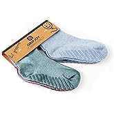 Gripjoy Toddler Socks with Grippers, Non-Slip for Kids, Enhanced Stability, Comfortable Cotton - 4 Pairs
