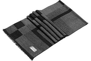 MARINO AVENUE Marino’s Winter Cashmere Feel Men Scarf,100% Cotton Fashion Scarves, In Elegant Gift Box