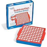 hand2mind Subtraction Practice Board, Math Facts, Ages 3+ | Number Games, Math Manipulatives Kindergarten, Kids Learning Toys, Math Centers for Classroom, Preschool Learning Activities