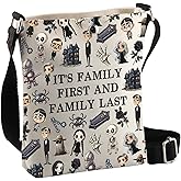 BDPWSS It's Family First And Family Last Musical Crossbody Bag for Music Lover Handbag