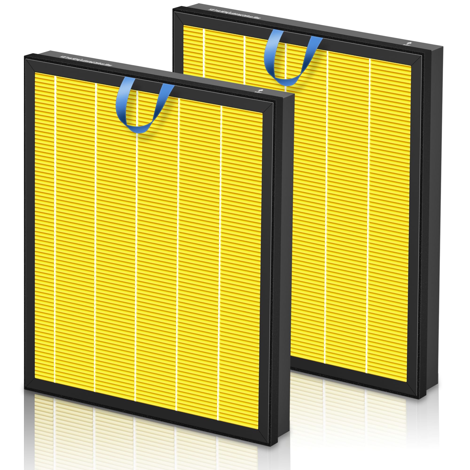 Photo 1 of Vital 200S Pet Care Replacement Filter for LEVOIT Vital 200S and Vital 200S-P Air Purifier, High Efficiency Activated Carbon Filter, Vital 200S-RF-PA, 2 Pack, Yellow