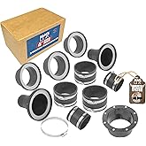 4" Super Pack 5 Machine Connection Kit Magnetic Dust Collection Fittings