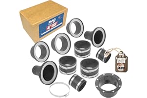 MagLink 4 Inch Super Pack 5 Machine Connection Kit, Magnetic Dust Collection Fittings for Dust Collectors, Quickly Move Hose 