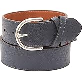 Tommy Hilfiger Women's Round Buckle Casual Cross Band Belt for Jeans, Trousers and Dresses