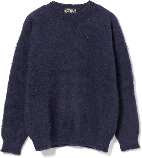 Amazon ビームス Beams ニット セーター Plus シェットランドニット メンズ New Navy L セーター 通販