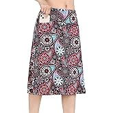 Womens Skorts Modest Knee Length Skirts Athletic Midi Active Running Skirt