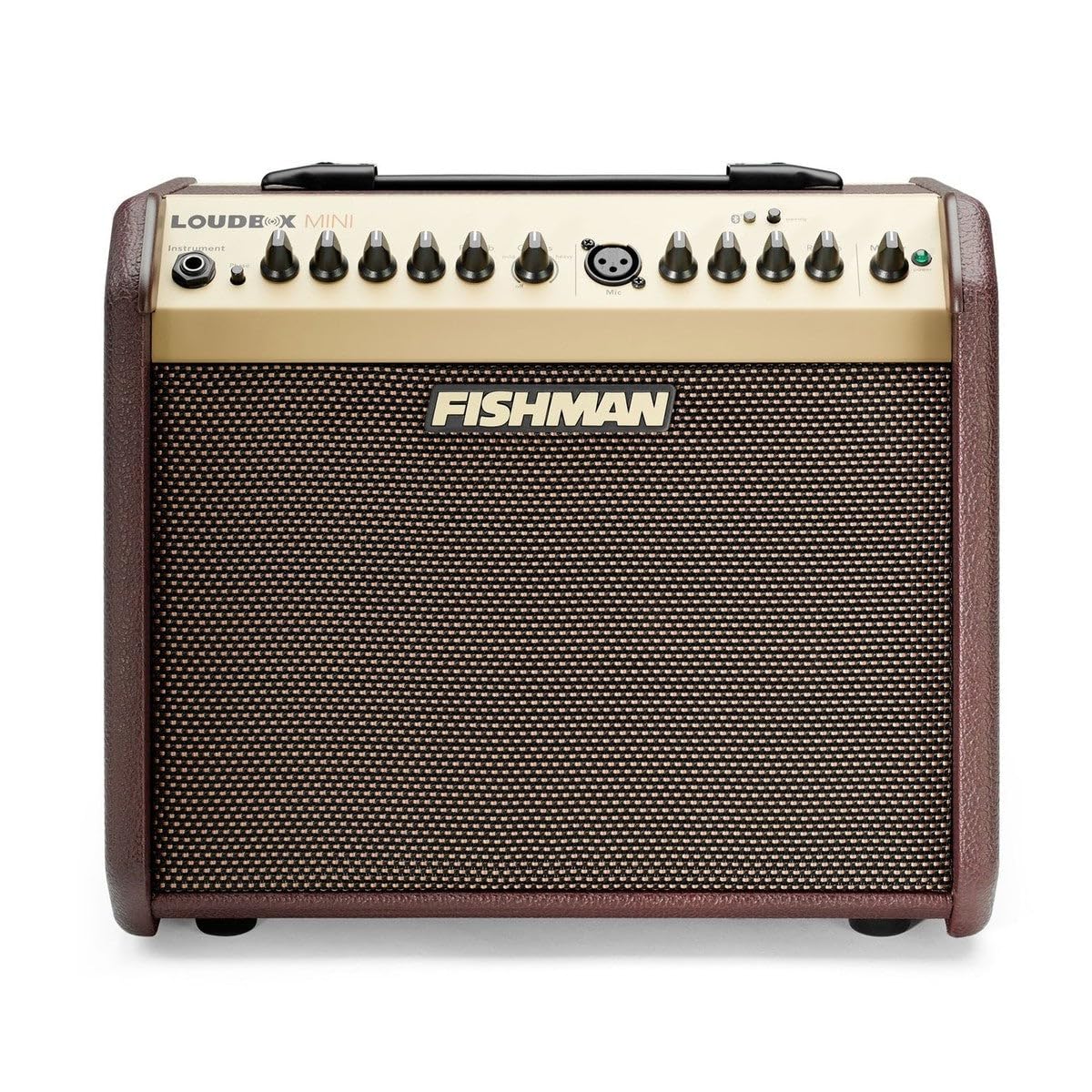 Fishman Loudbox Mini 60W Lightweight Acoustic Amplifier with Bluetooth 4.0 Connectivity | Two channels: Instrument & Microphone | Digital Reverb & Chorus | 1/4” & 1/8” Aux Input (PRO-LBT-UK5)
