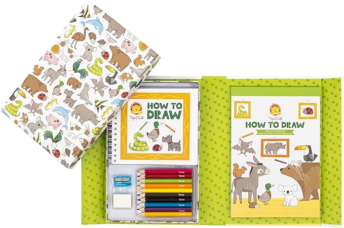 Amazon イラストの描きかたノート ワイルド キングダム ぬりえ おもちゃ