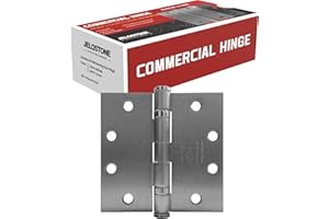 JELOSTONE 3 Pack - Commercial Grade Ball Bearing Door Hinge 4-1/2 x 4-1/2, UL Listed & 3 Hour Fire Rated, Full Mortise, JS-5B