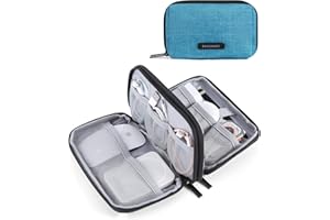 BAGSMART Electronics Organizer Travel Case, Travel Cable Organizer Bag, Charger Organizer, Travel Essentials, Cord Organizer,