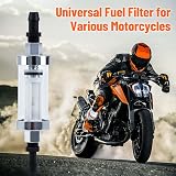CarBole 2PCS Inline Fuel Filter 3/8 1/4 5/16 Hose Barb Chrome OE FFC1000 view 8