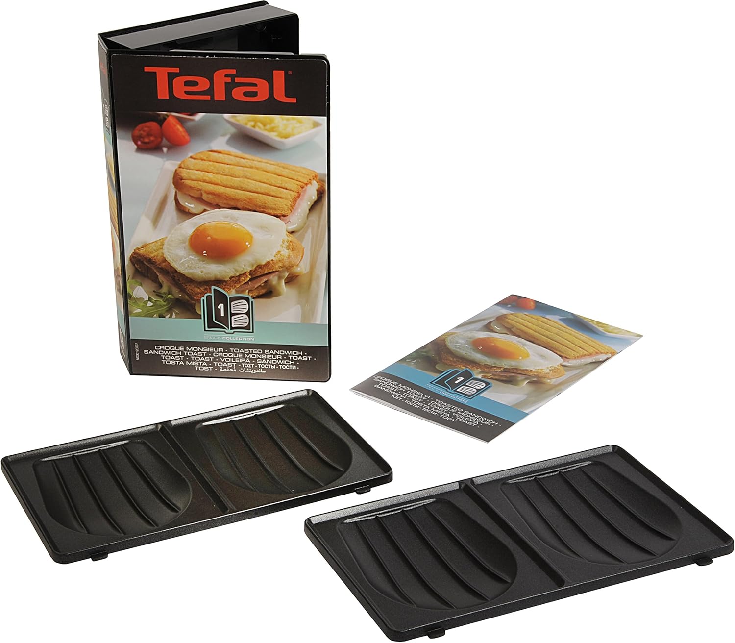 Tefal Xa800112 Snack Collection Deux Plaques Croque Monsieur 1