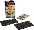 Coffret Tefal Snack Collection - Plaques Croque Monsieur Et Bagels + Livre De Recettes Pour Gaufrier