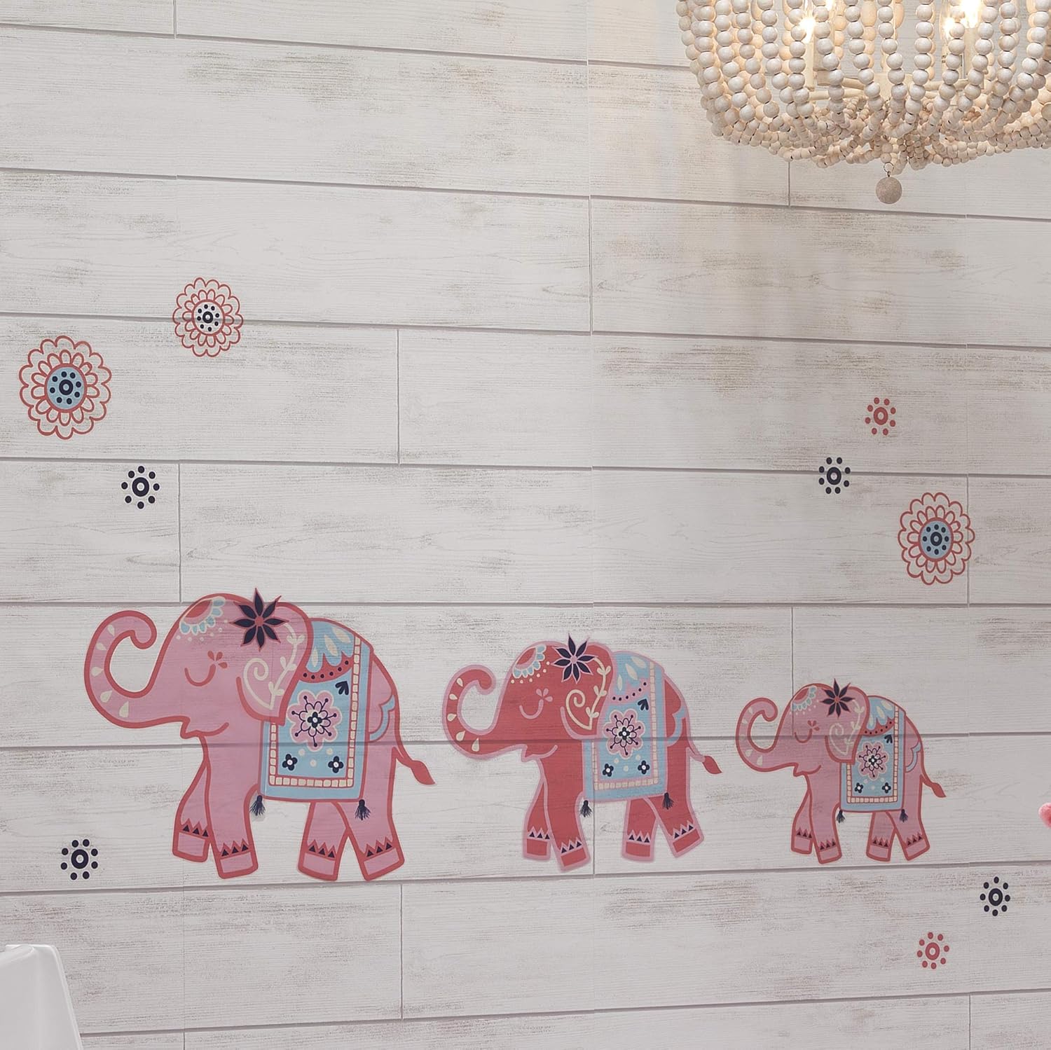 boho elephant crib bedding