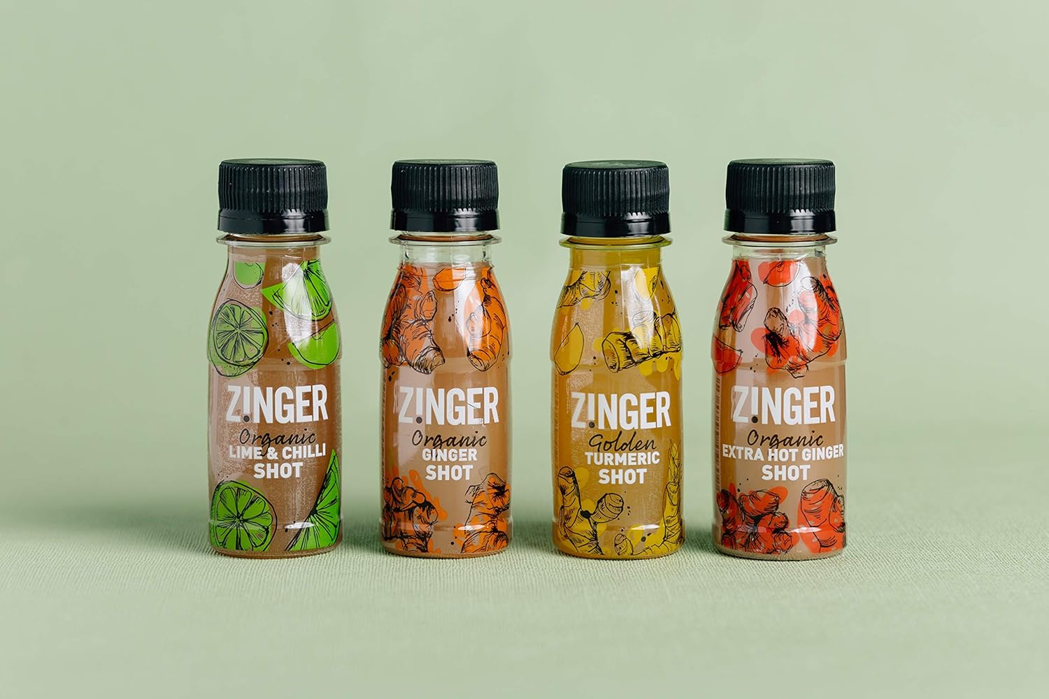 ZINGER - Golden Turmeric Shot Made with Raw Pressed Turmeric Juice for a Gentle zing and Fresh flavour (15 x 70ml) - Image 4