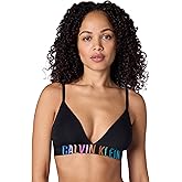 Calvin Klein Womens Intense Power Pride Lightly Lined Triangle Bralette