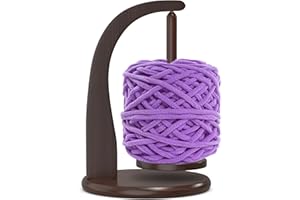 BARVA Yarn Holder with Magnetic Swing Mechanism for Crochet Yarn | Upgraded Game Changer Crochet Holder | Portable Knitting Accessories & Gadgets for Crafts